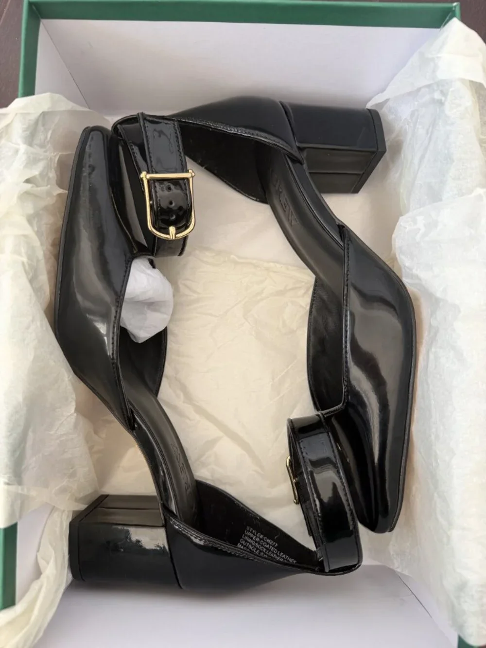 J.CREW Block Heel Pump Patent Leather Heels